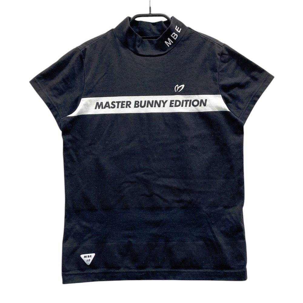 MASTER BUNNY EDITION マスターバニーエディション ハイネック 半袖Tシャツ ブラック系 0 【中古】ゴルフウェア レディース