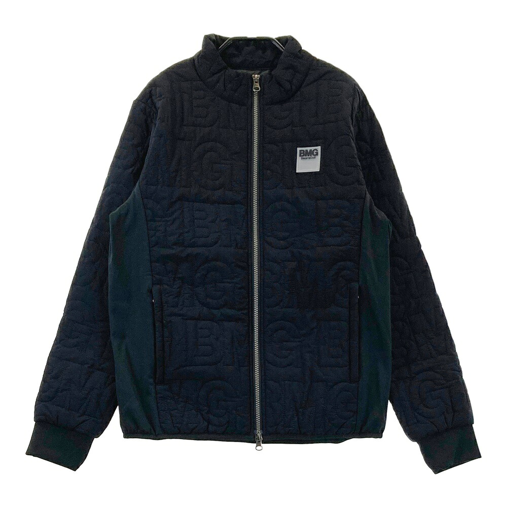 BEAMS GOLF ビームスゴルフ 中綿ジャケット ブラック系 L 【中古】ゴルフウェア レディース