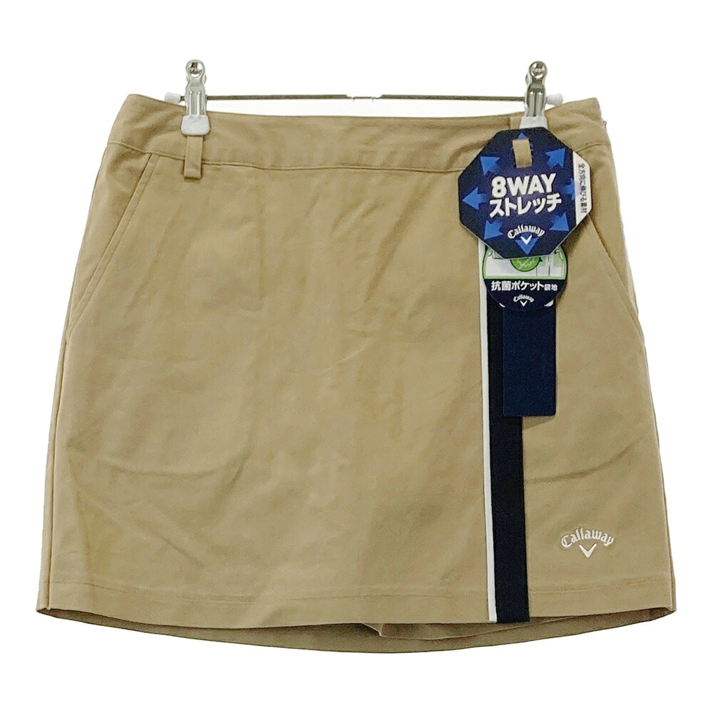 CALLAWAY キャロウェイ ストレッチスカート ブラウン系 M 【中古】ゴルフウェア レディース