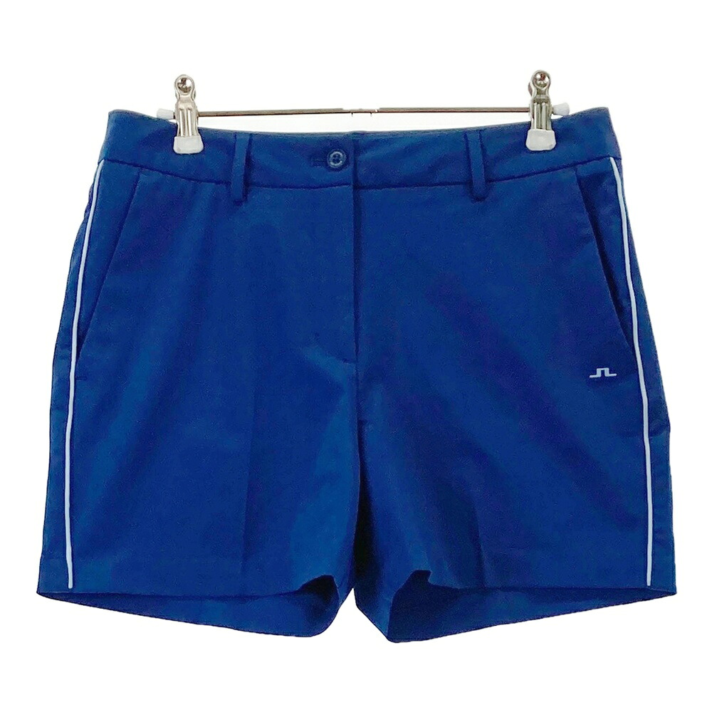 J.LINDEBERG ジェイリンドバーグ ストレッチ ショートパンツ ブルー系 27 【中古】ゴルフウェア レディース