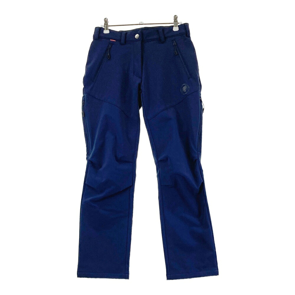 MAMMUT マムート 1021-00320 ウィンターハイキング ソフトシェルパンツ ネイビー系 XS 【中古】レディース