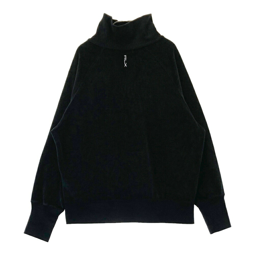 RLX ラルフローレン ハーフジップシャツ ブラック系 XS 【中古】ゴルフウェア レディース