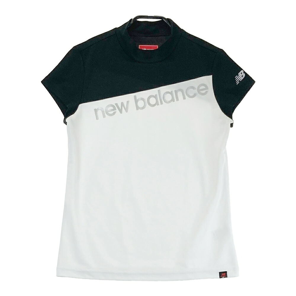 NEW BALANCE GOLF ニューバランス ハイネック 半袖Tシャツ ホワイト系 2 【中古】ゴルフウェア レディース