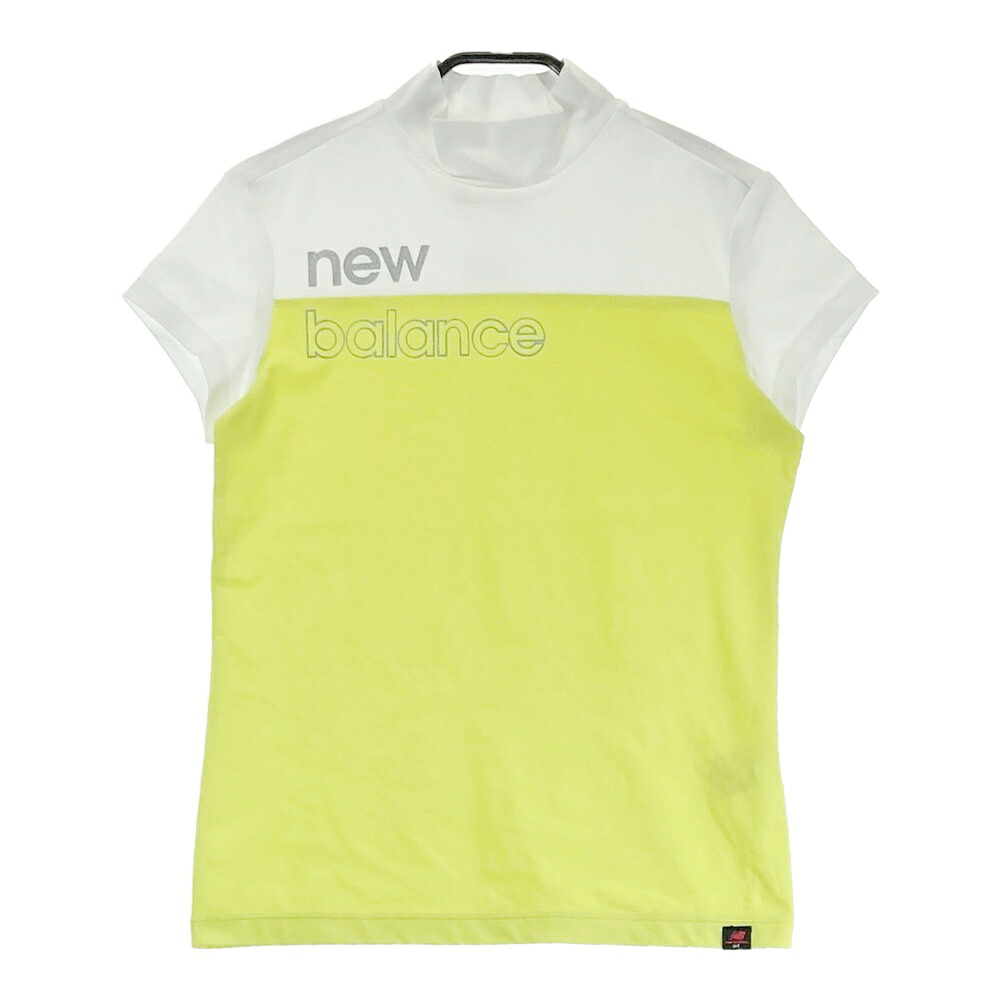 NEW BALANCE GOLF ニューバランス モックネック 半袖Tシャツ イエロー系 0 【中古】ゴルフウェア レディース