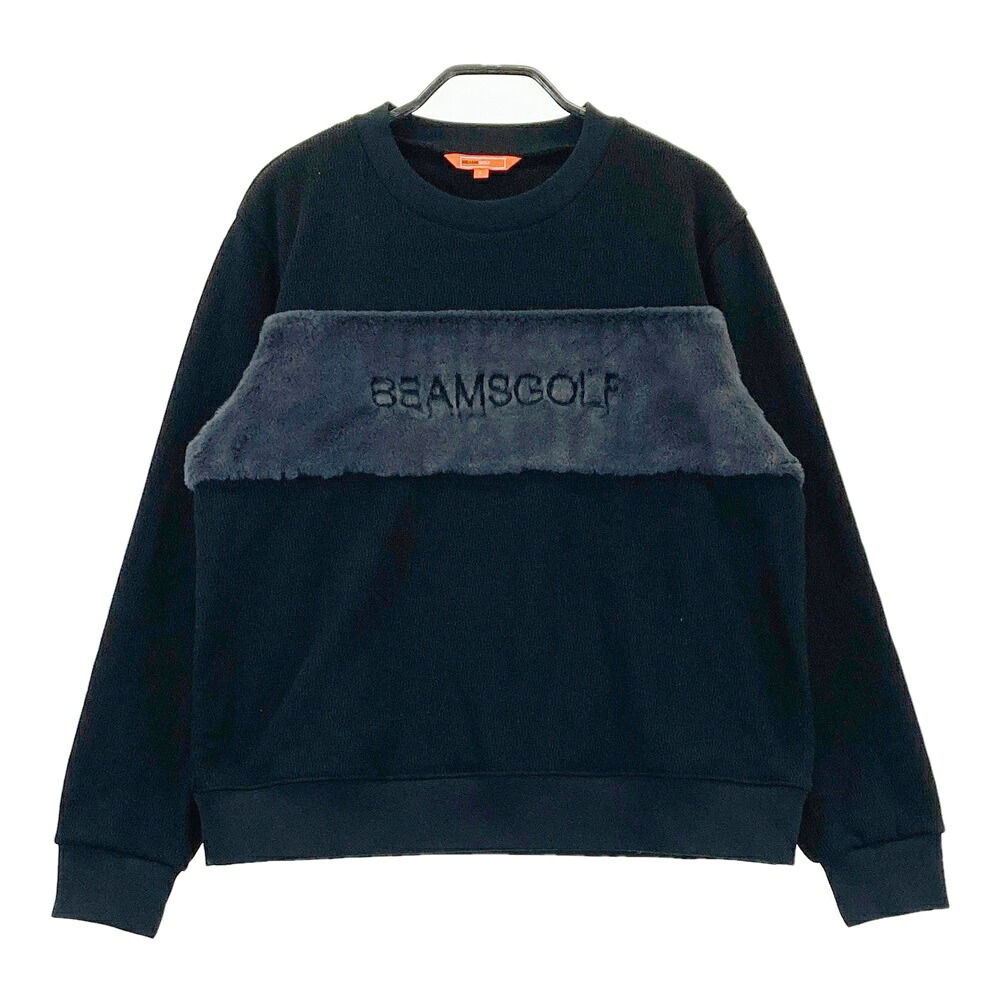 BEAMS GOLF ビームスゴルフ 2025年モデル スウェット フェイクファー 裏起毛 ブラック系 L 【中古】ゴルフウェア レディース|中古ゴルフウェア通販STST