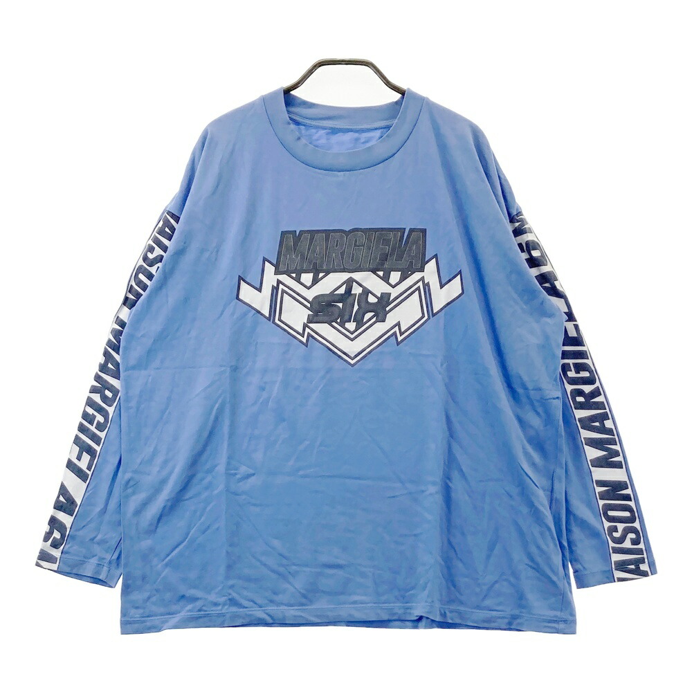 MM6 エムエムシックス Maison Margiela s52ギガサイクル0186 長袖プルオーバー  青み系 S 【中古】レディース