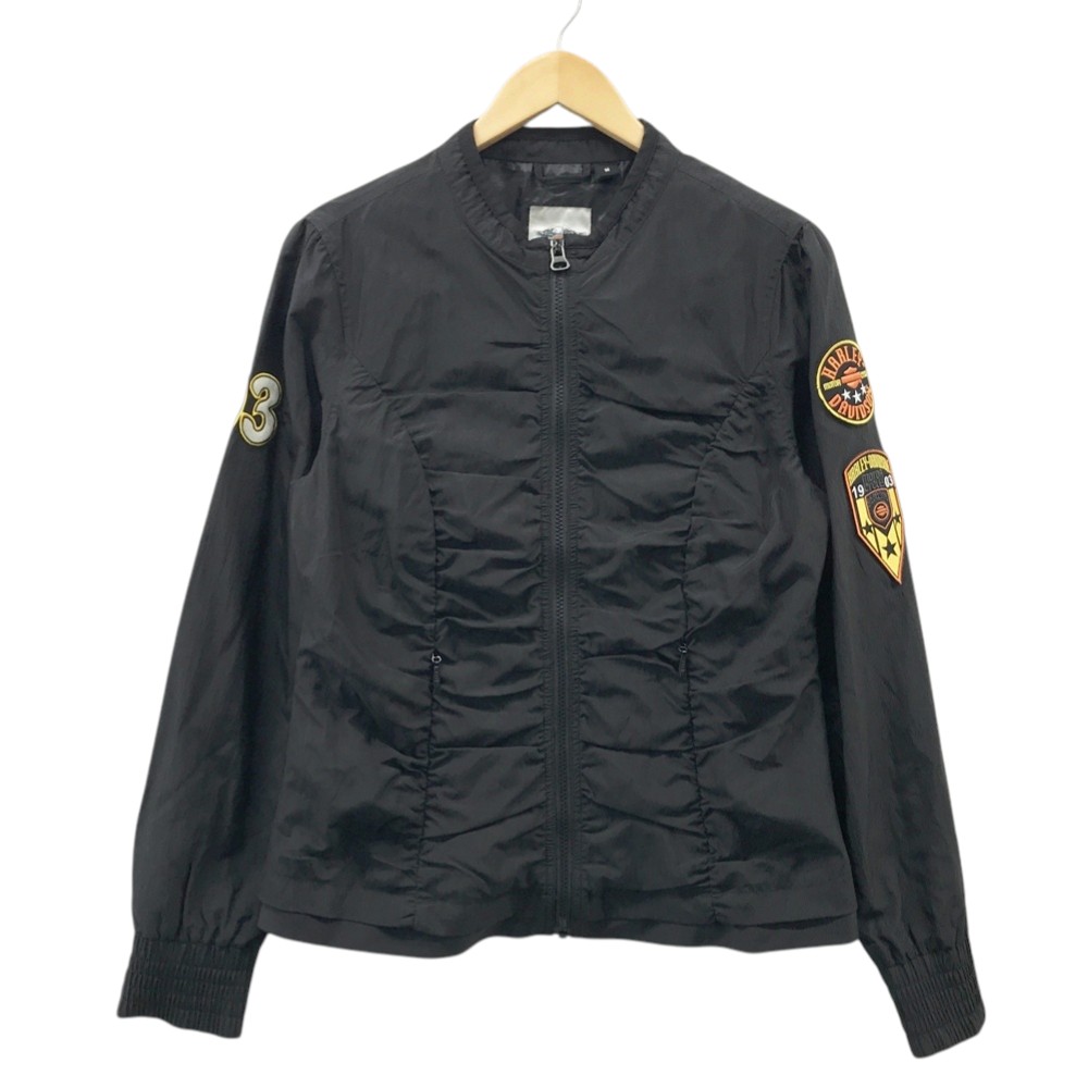 HARLEY DAVIDSON ハーレーダビッドソン 97409-14VW ナイロンジャケット ブラック系 M 【中古】バイクウェア レディース