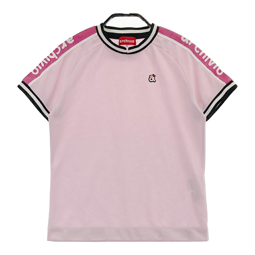ARCHIVIO アルチビオ 半袖Tシャツ ピンク系 36 【中古】ゴルフウェア レディース