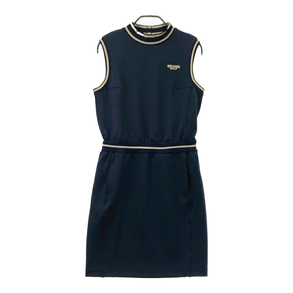 BEAMS GOLF ビームスゴルフ ノースリーブワンピース ネイビー系 M 【中古】ゴルフウェア レディース｜中古ゴルフウェア通販STST