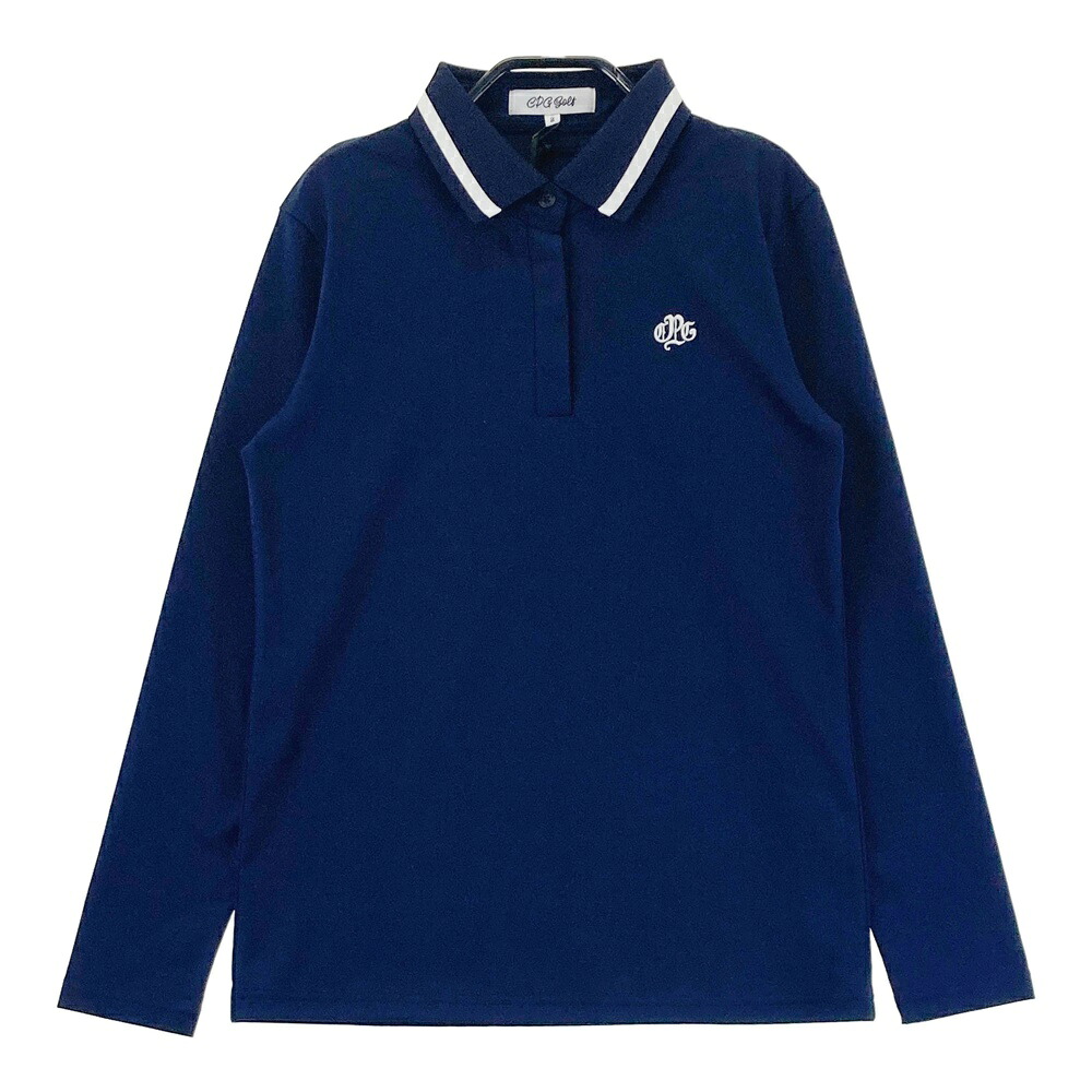 CPG GOLF シーピージーゴルフ 2025年モデル 長袖ポロシャツ ネイビー系 2 【中古】ゴルフウェア レディース 7,115円