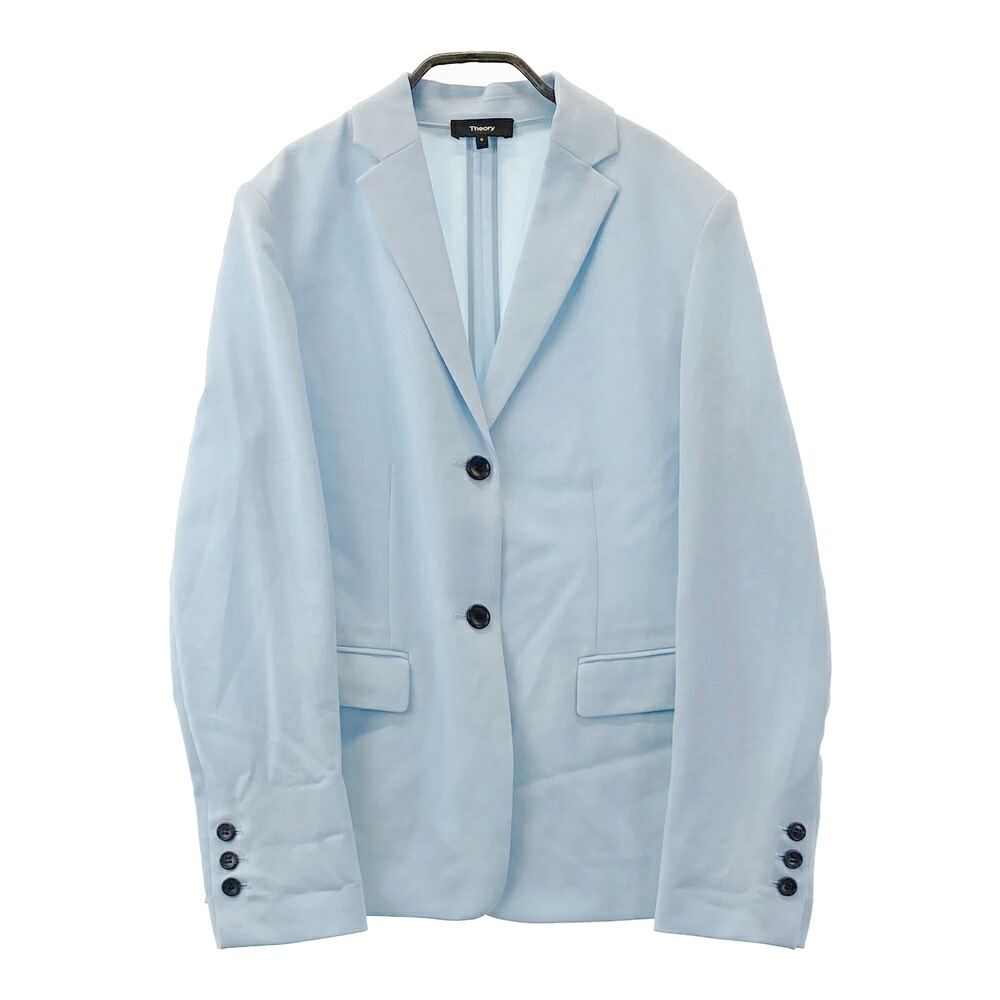 theory セオリー 4204100 Crisp Twill SB Slim Blazer UL ジャケット ブルー系 0 【中古】レディース