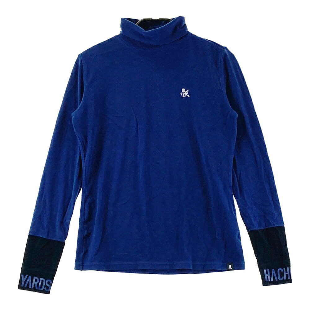 8YARDS ハチヤーズ タートルネック長袖Tシャツ ネイビー系 S 【中古】ゴルフウェア レディース