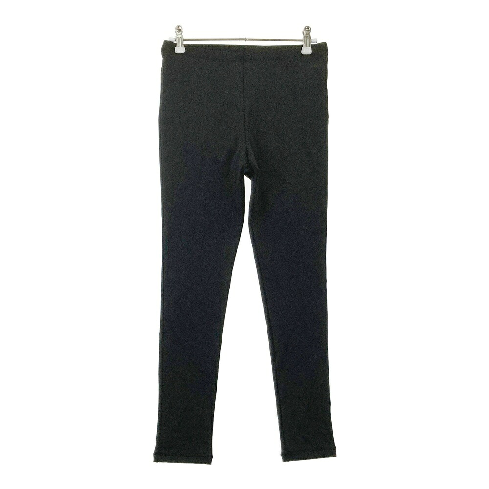 DESCENTE GOLF デサントゴルフ ストレッチ レギンスパンツ ブラック系 M 【中古】ゴルフウェア レディース