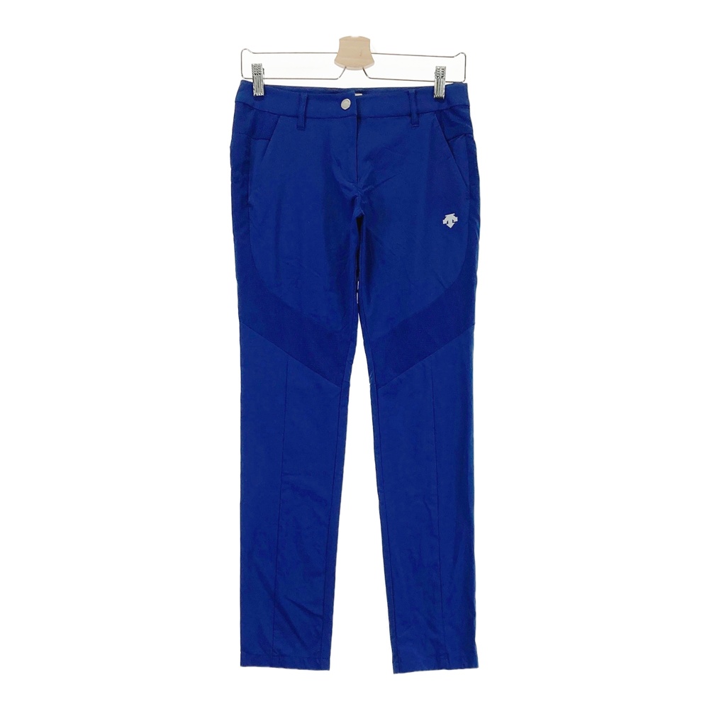 DESCENTE GOLF デサントゴルフ ストレッチパンツ ネイビー系 M 【中古】ゴルフウェア レディース