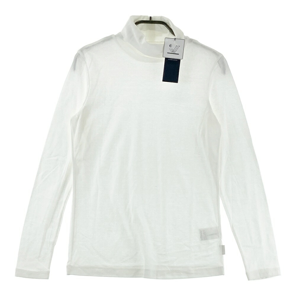 23区GOLF ニジュウサンクゴルフ タートルネック 長袖 インナーTシャツ ホワイト系 2 【中古】ゴルフウェア レディース