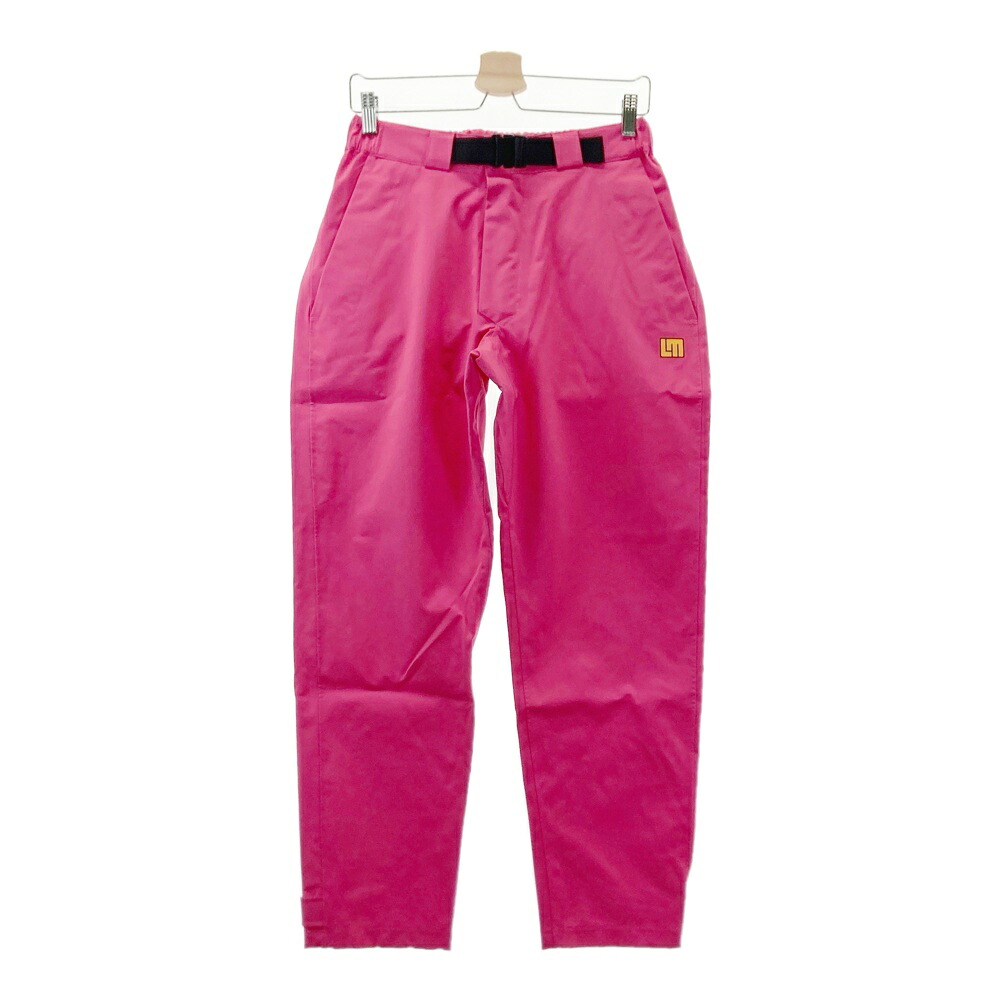 LOUD MOUTH ラウドマウス レインパンツ ピンク系 L 【中古】ゴルフウェア レディース