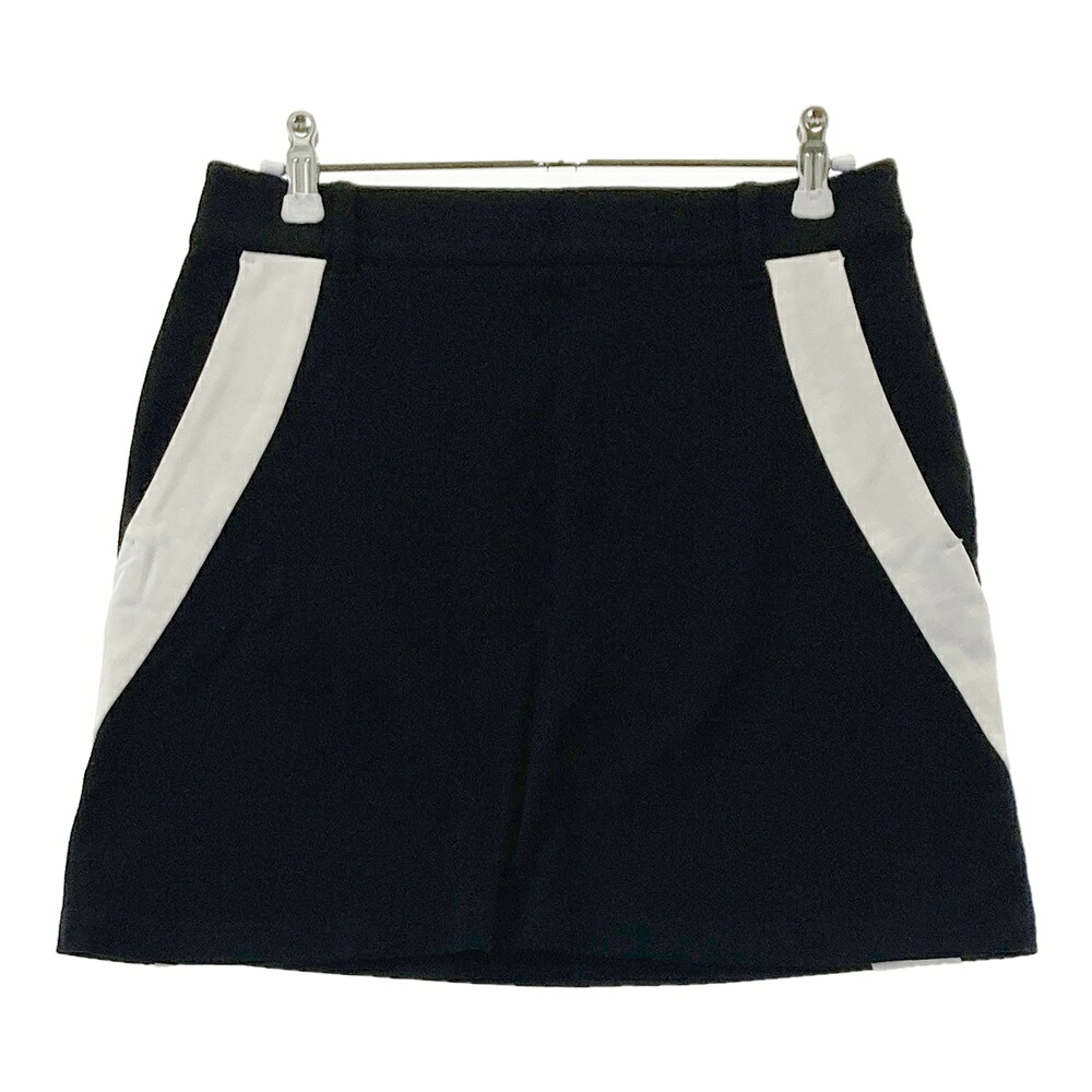 JUN&ROPE ジュン アンド ロペ 裏起毛 ストレッチスカート ブラック系 M 【中古】ゴルフウェア レディース