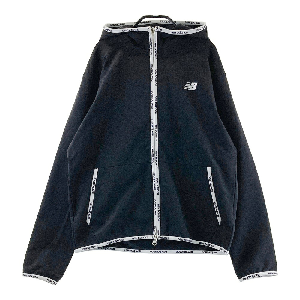 NEW BALANCE GOLF ニューバランス 2024年モデル フード付 ジップジャケット ブラック系 2 【中古】ゴルフウェア レディース