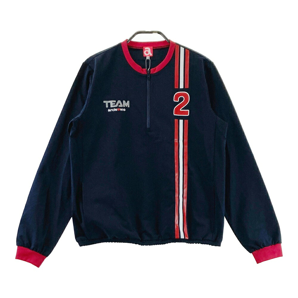 ARCHIVIO アルチビオ ハーフジップ 長袖Tシャツ ネイビー系 38 【中古】ゴルフウェア レディース｜中古ゴルフウェア通販STST