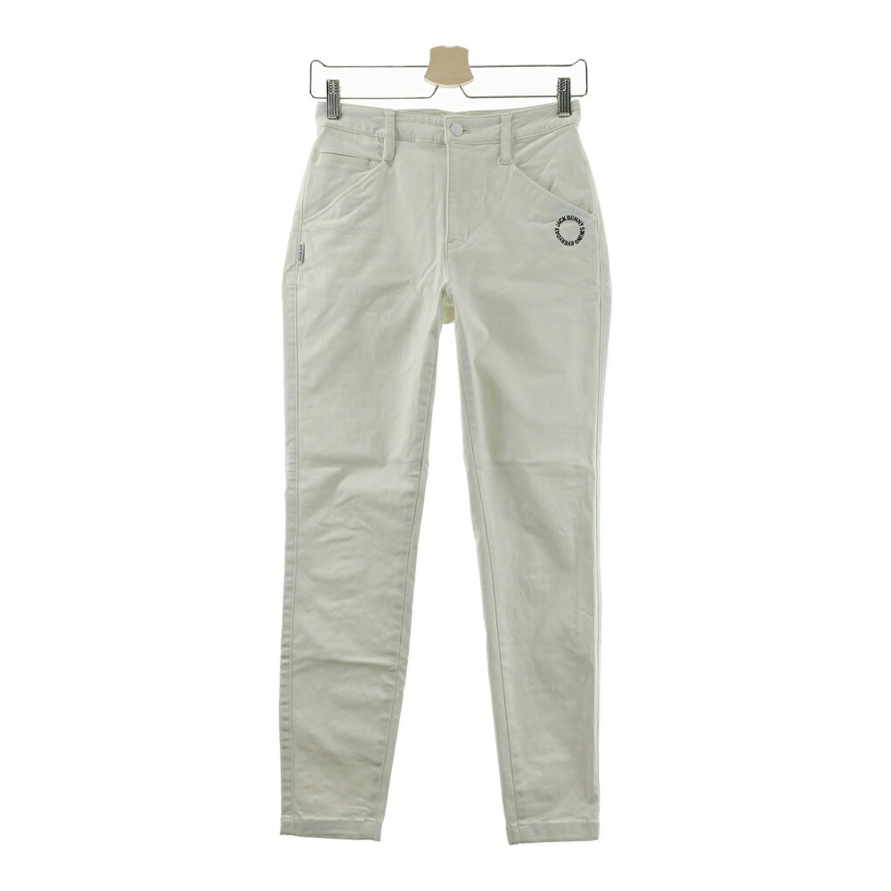 JACK BUNNY ジャックバニー ストレッチパンツ ベージュ系 1 【中古】ゴルフウェア レディース