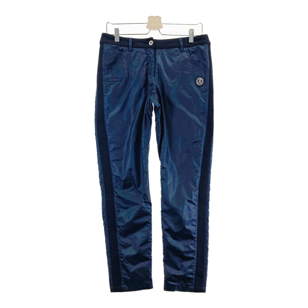 AND PER SE アンパスィ パンツ ネイビー系 L 【中古】ゴルフウェア レディース