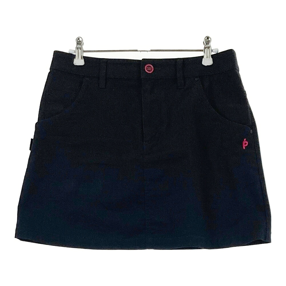 PEARLY GATES パーリーゲイツ  直線コーススコート  黒いこと系 1 【中古】ゴルフお召しもの レディース レディースウェア-ウェア