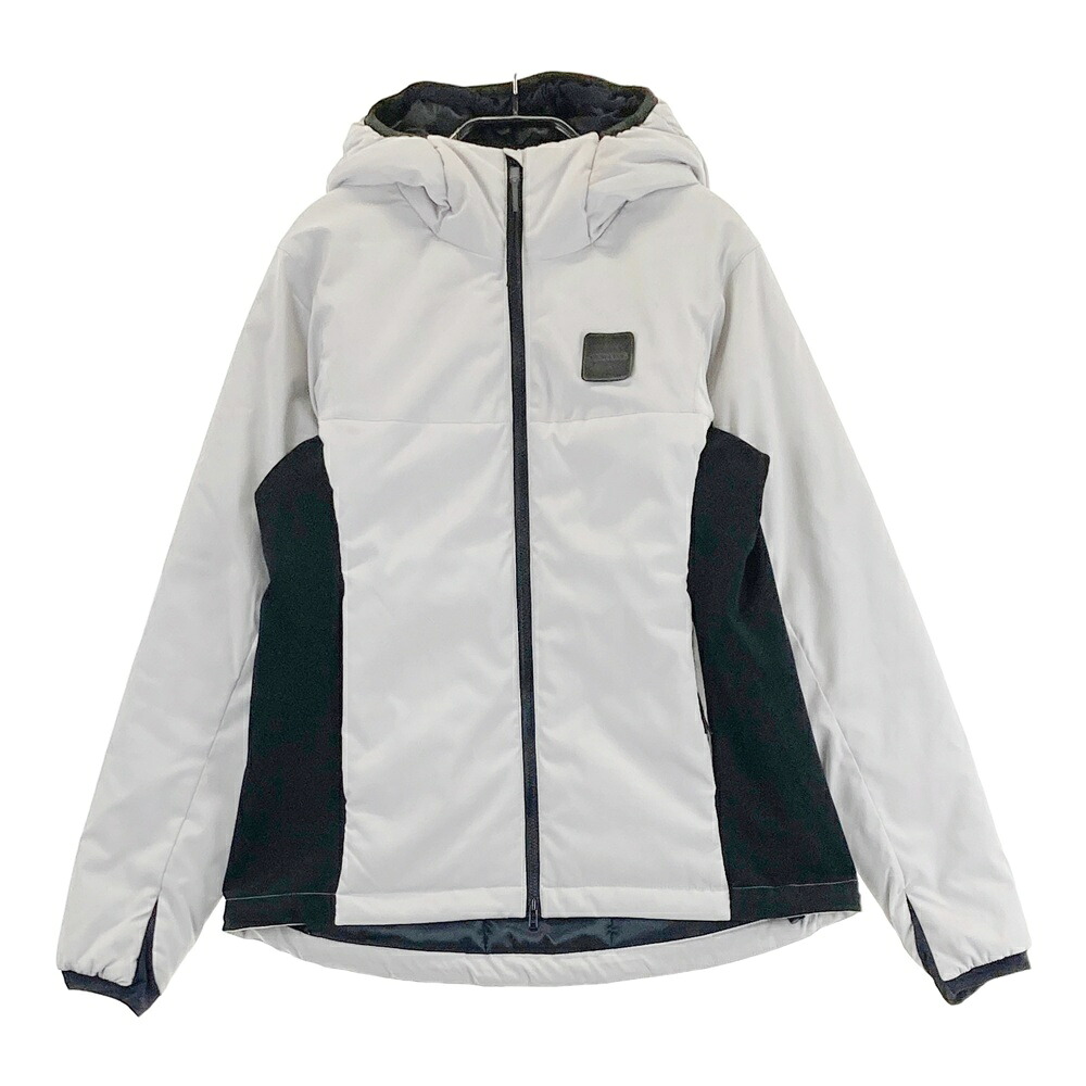 BRIEFING GOLF ブリーフィング フード付 中綿ジャケット グレー系 S 【中古】ゴルフウェア レディース｜中古ゴルフウェア通販STST