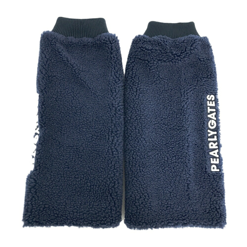 PEARLY GATES パーリーゲイツ  ボア 中綿レッグウォーマー  米国海軍系 FR 【中古】ゴルフお召しもの