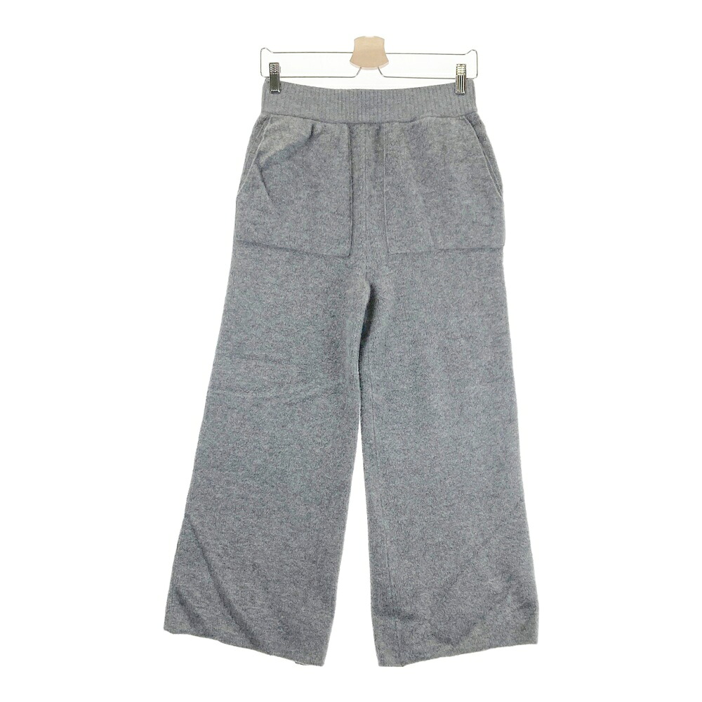 ADORE アドーア 531-3273004 パイルニットワイドパンツ リバーシブル グレー系 38 【中古】レディース｜中古ゴルフウェア通販STST