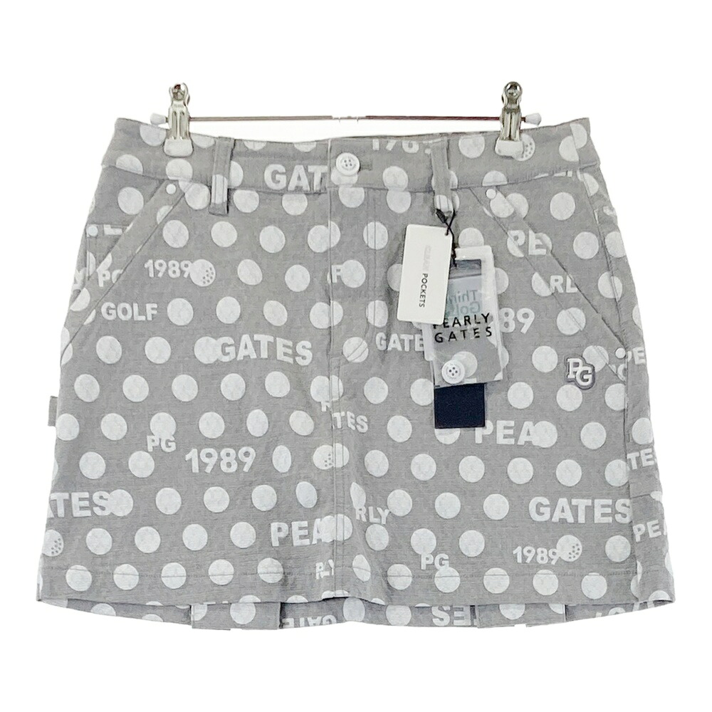 PEARLY GATES パーリーゲイツ 055-2234120 スコート 点点 薄墨色系 1 【中古】ゴルフお召しもの レディース