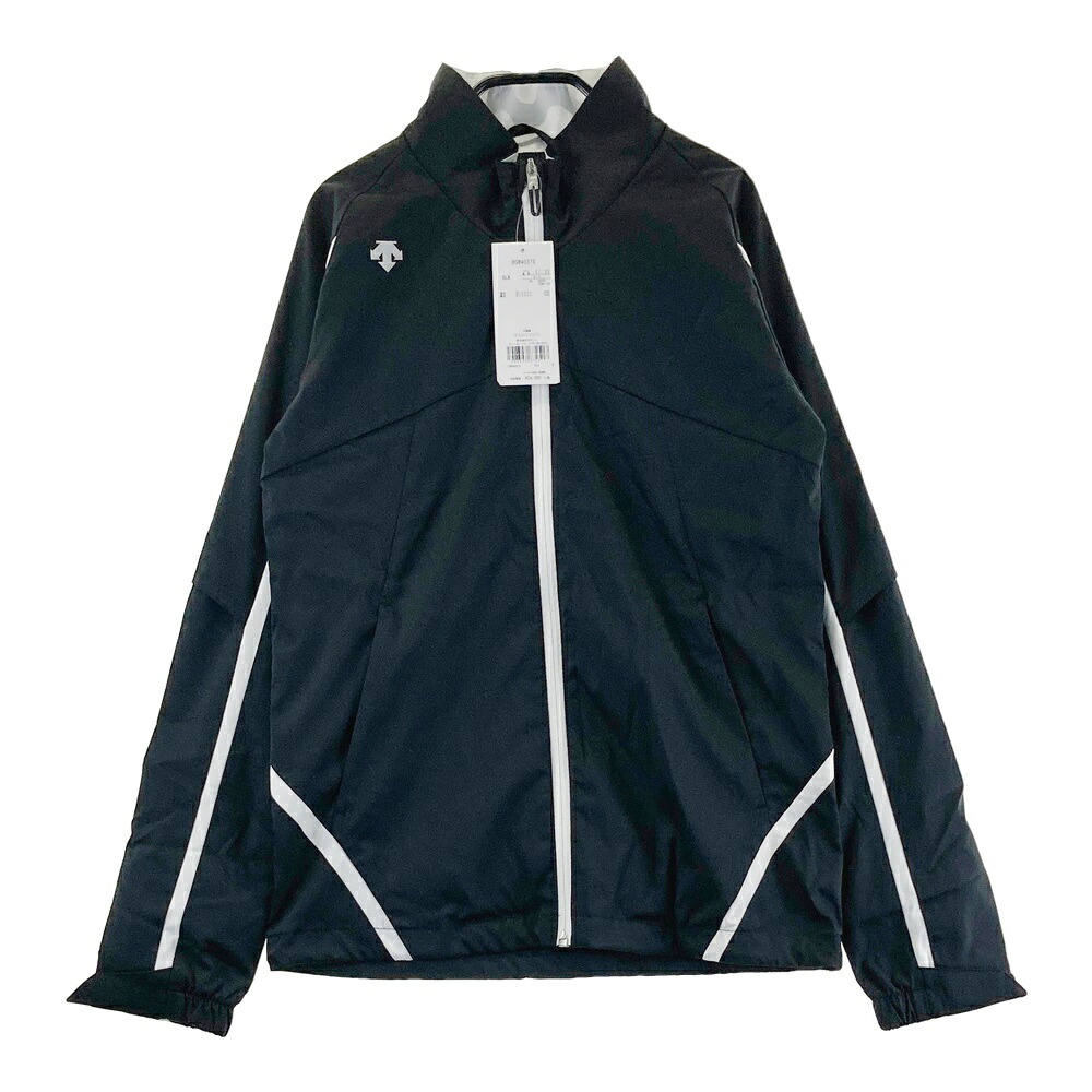 DESCENTE GOLF デサントゴルフ メッシュ裏地付き 長袖ジャケット ブラック系 M 【中古】ゴルフウェア レディース|中古ゴルフウェア通販STST