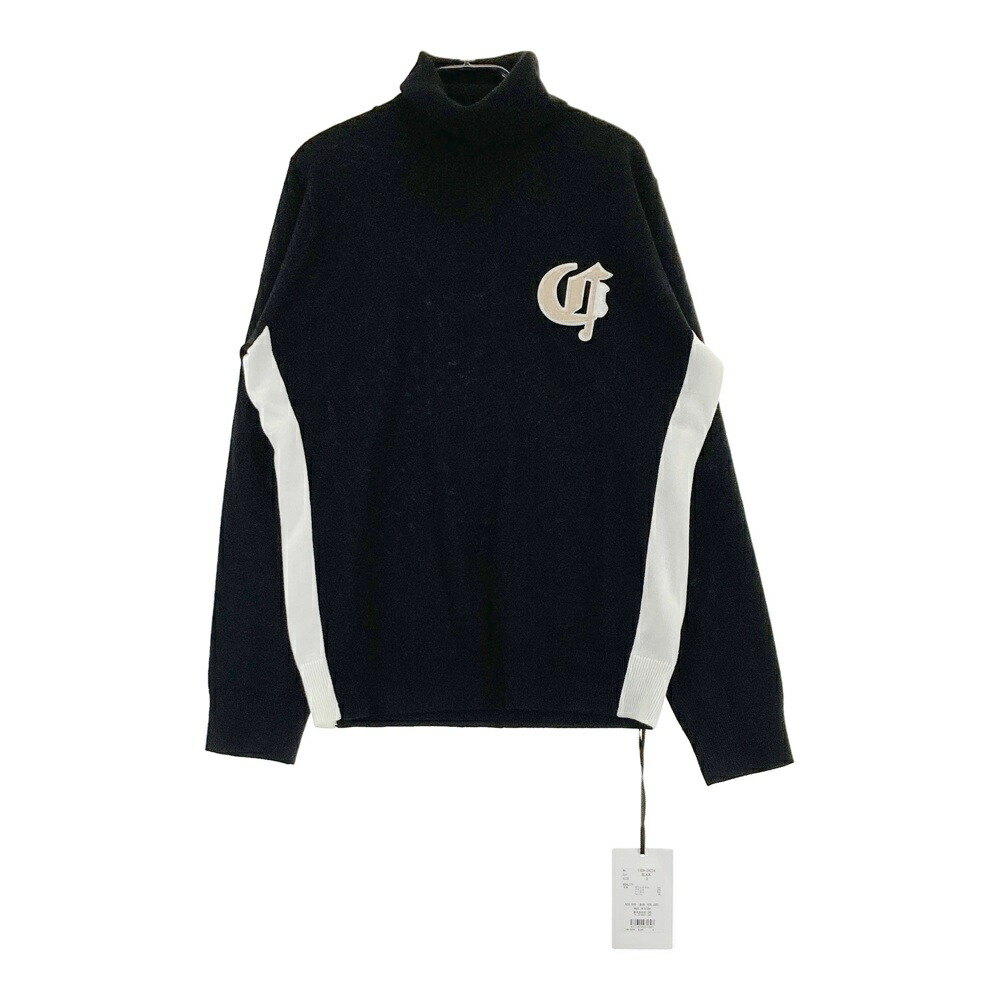 CPG GOLF シーピージーゴルフ 1309-24224 編み物 プルオーバー  黒いこと系 3 【中古】ゴルフ御召しもの レディース