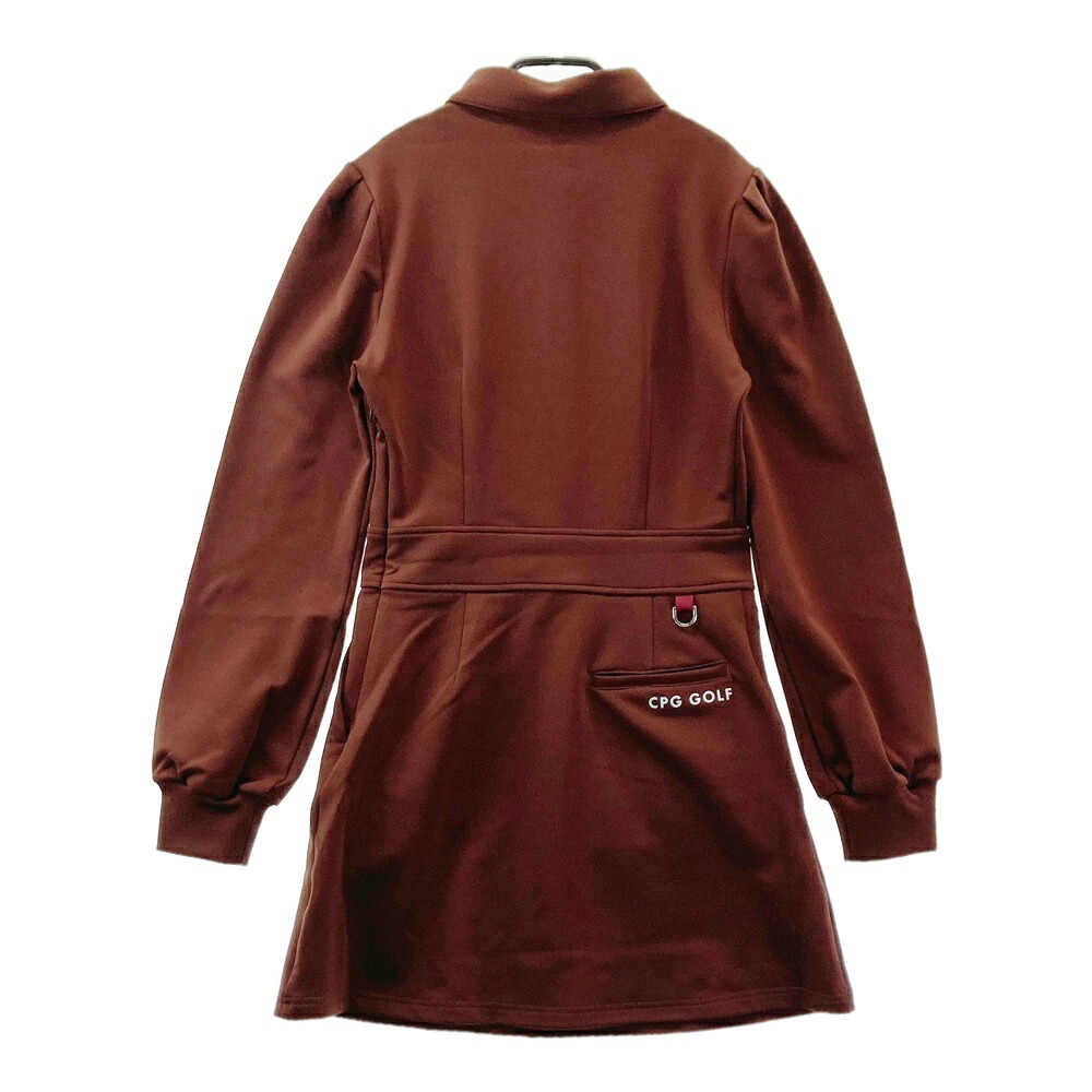 CPG GOLF シーピージーゴルフ 1107-24231 ワンピース ブラウン系 1 【中古】ゴルフウェア レディース｜中古ゴルフウェア通販STST