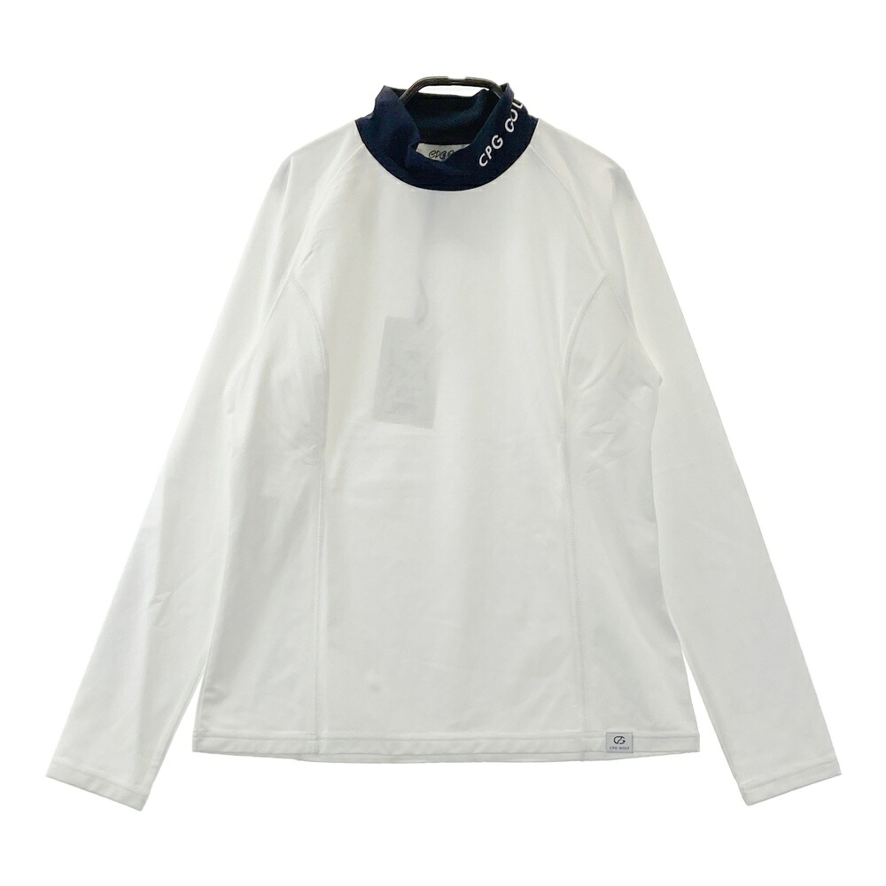 CPG GOLF シーピージーゴルフ 1109-25204 長袖モックネックTシャツ ホワイト系 3 【中古】ゴルフウェア レディース｜中古ゴルフウェア通販STST