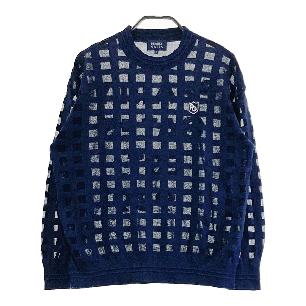 PEARLY GATES パーリーゲイツ 055-1170208 編み物 スウェーター  米国海軍系 0 【中古】ゴルフ御召しもの レディース