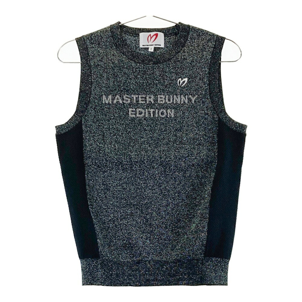 MASTER BUNNY EDITION マスターバニーエディション  ラメ 編み物より良い  黒いこと系 0 【中古】ゴルフ御召しもの レディース