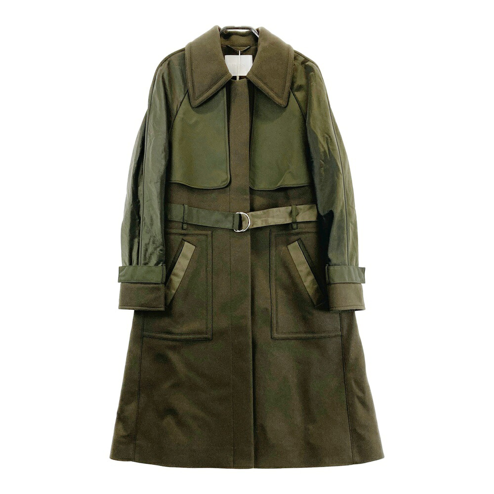 HUGO BOSS ヒューゴボス  チェスター 厚地の外套  カーキ系 32A 【中古】レディース