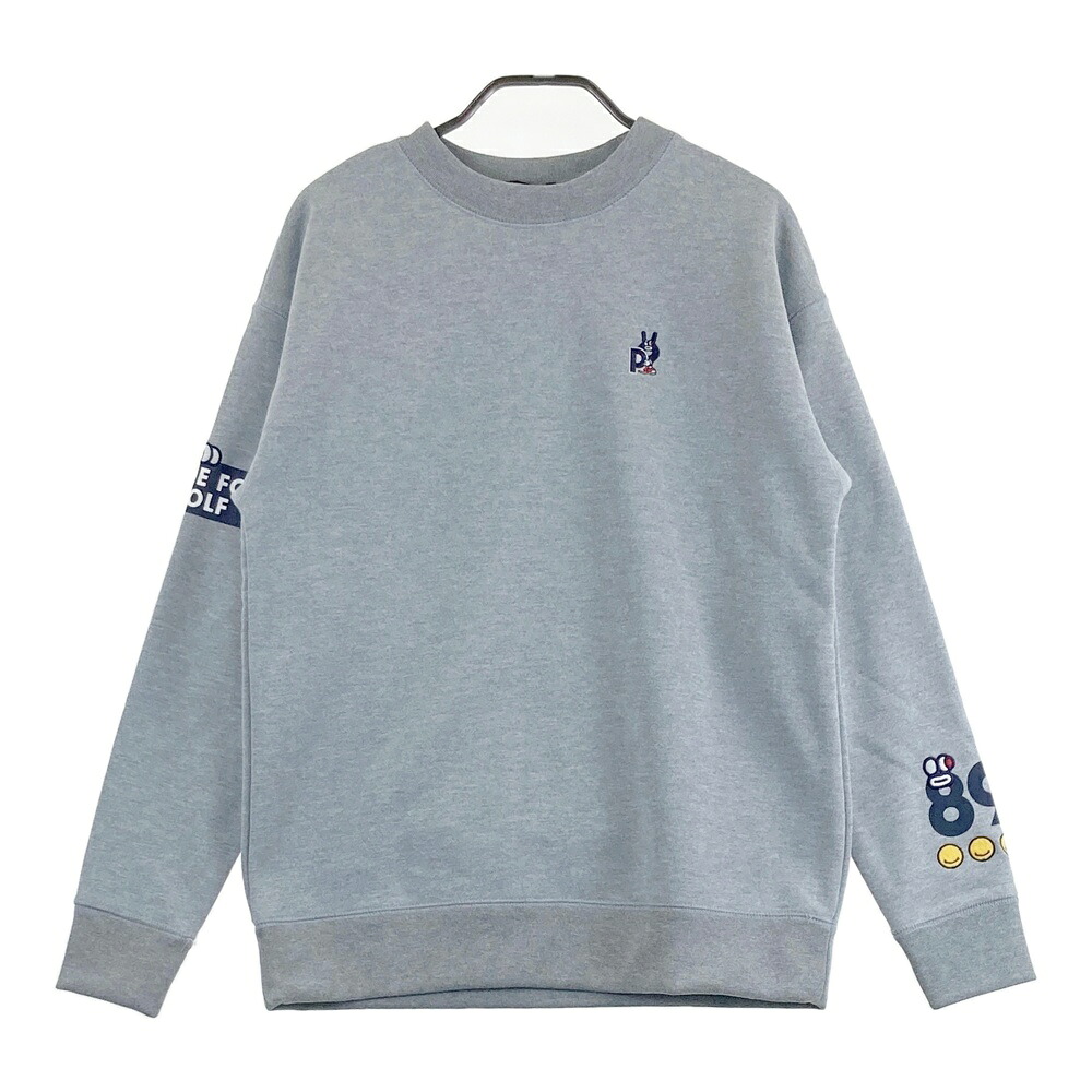 PEARLY GATES パーリーゲイツ 055-2262010 スウェットトレーナー  薄墨色系 1 【中古】ゴルフ御召しもの レディース