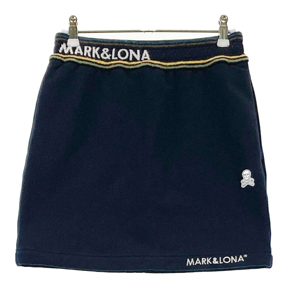 MARK&LONA マークアンドロナ 2024年モデル 裏フリース スカート ネイビー系 36 【中古】ゴルフウェア レディース|中古ゴルフウェア通販STST