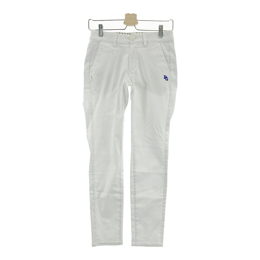 PEARLY GATES パーリーゲイツ ストレッチパンツ 総柄 ホワイト系 0 【中古】ゴルフウェア レディース|中古ゴルフウェア通販STST