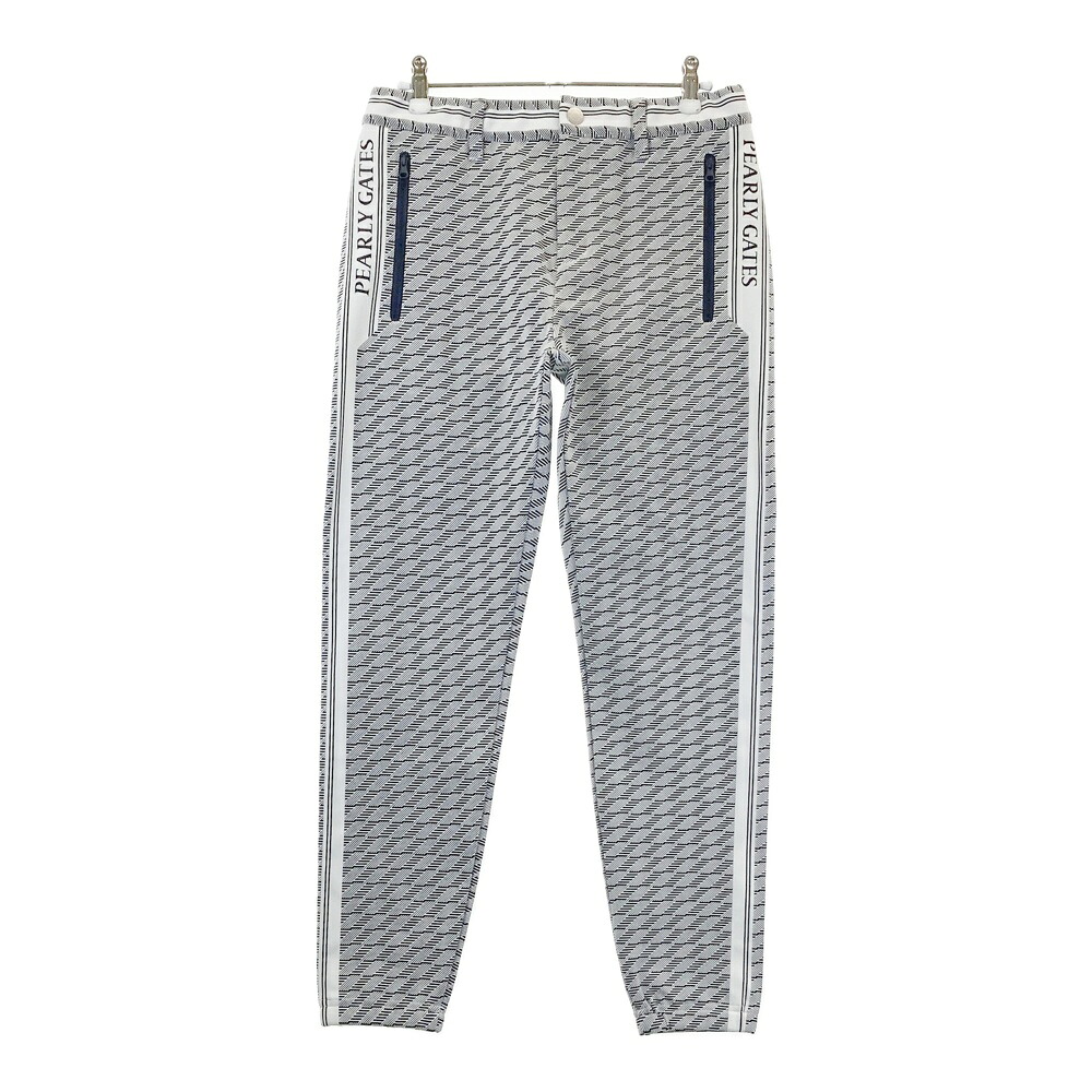 PEARLY GATES パーリーゲイツ 2024年モデル ストレッチパンツ 総柄 ブラック系 0 【中古】ゴルフウェア レディース｜中古ゴルフウェア通販STST