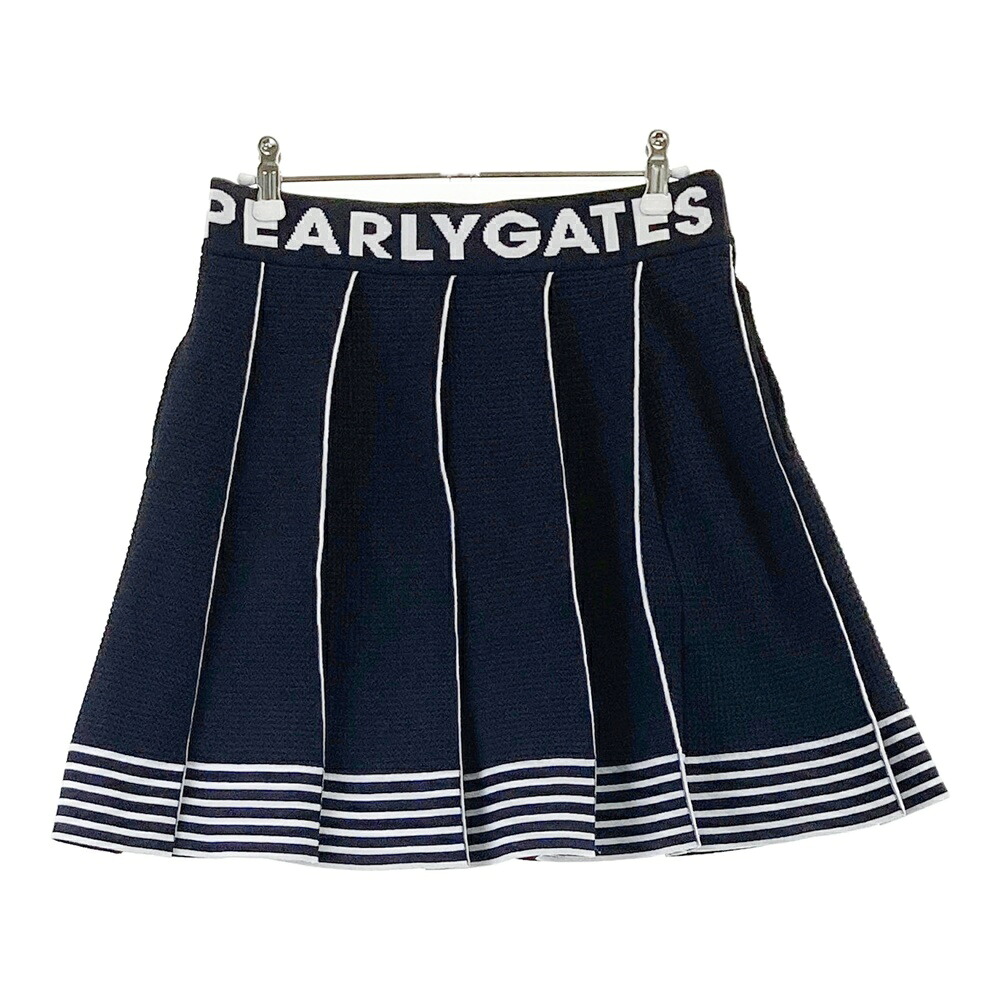 PEARLY GATES パーリーゲイツ  筋目スコート  米国海軍系 0 【中古】ゴルフ御召しもの レディース