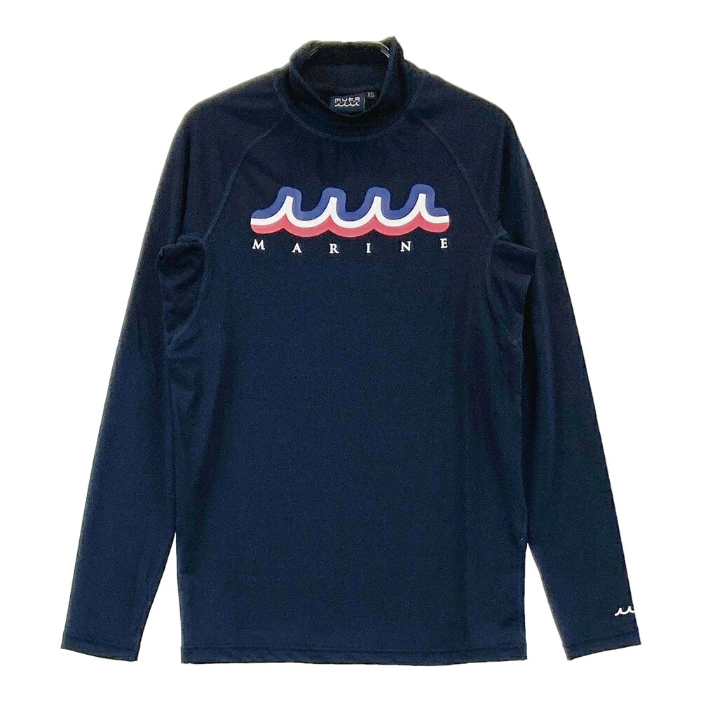 MUTA MARINE ムータマリン  ハイネック 長袖下着類ティーシャツ  米国海軍系 XS 【中古】ゴルフ御召しもの レディース