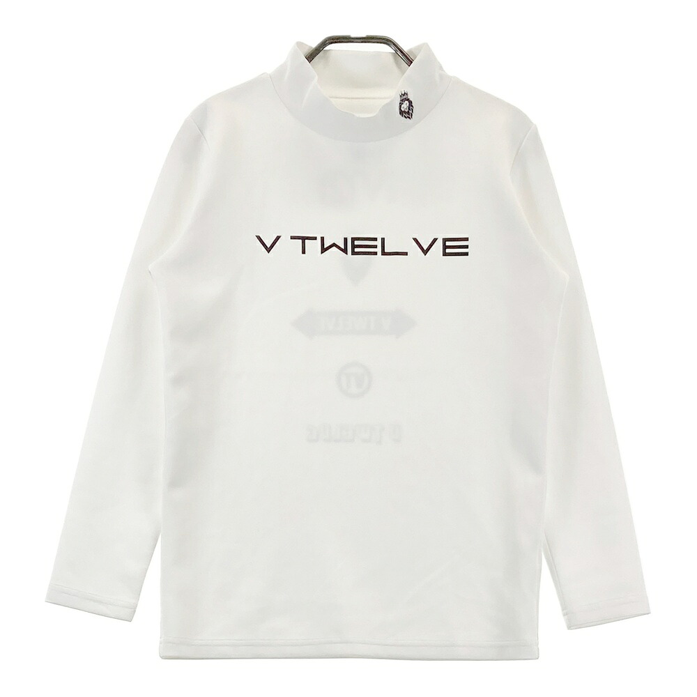 V12 ヴィトゥエルヴ  ハイネック 長袖ティーシャツ  白いこと系 1 【中古】ゴルフ御召しもの レディース