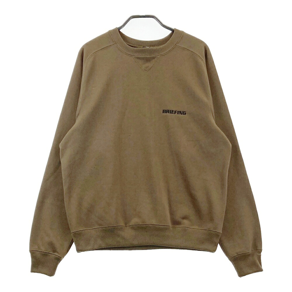 BRIEFING GOLF ブリーフィング ×mocT 長袖調教師  赤銅色系 M 【中古】ゴルフ御召しもの レディース