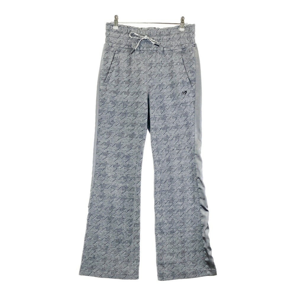 MASTER BUNNY EDITION マスターバニーエディション ; 伸ばすことズボン下 チドリ柄 薄墨色系 0 【中古】ゴルフお召しもの レディース