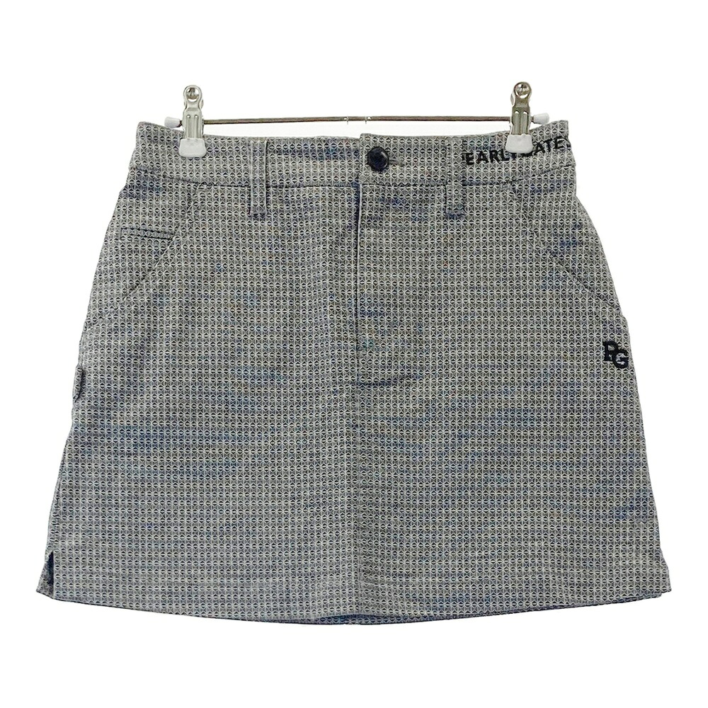 PEARLY GATES パーリーゲイツ 055-2234004 伸ばすことスコート 総柄 黒いこと系 00 【中古】ゴルフ御召しもの レディース