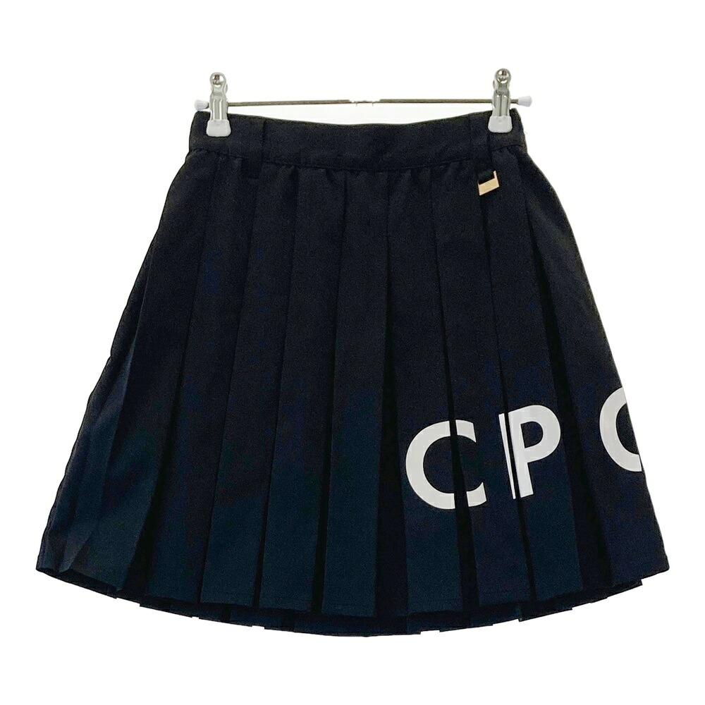 CPG GOLF シーピージーゴルフ  筋目スコート  黒いこと系 1 【中古】ゴルフお召しもの レディース