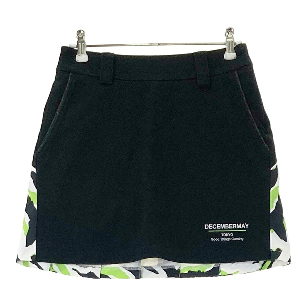 DECEMBERMAY ディセンバーメイ  下着類付 スコート  黒いこと系 S 【中古】ゴルフ御召しもの レディース