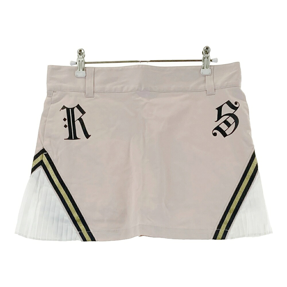 RUSSELUNO ラッセルノ  はだ着付スコート 傍え筋目  サクラ色系 1 【中古】ゴルフ御召しもの レディース